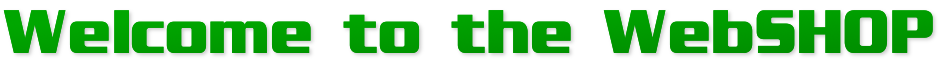 Welcome to the WebSHOP